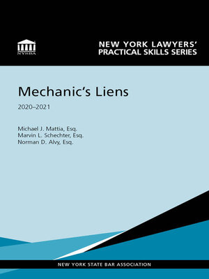 cover image of Mechanic's Liens